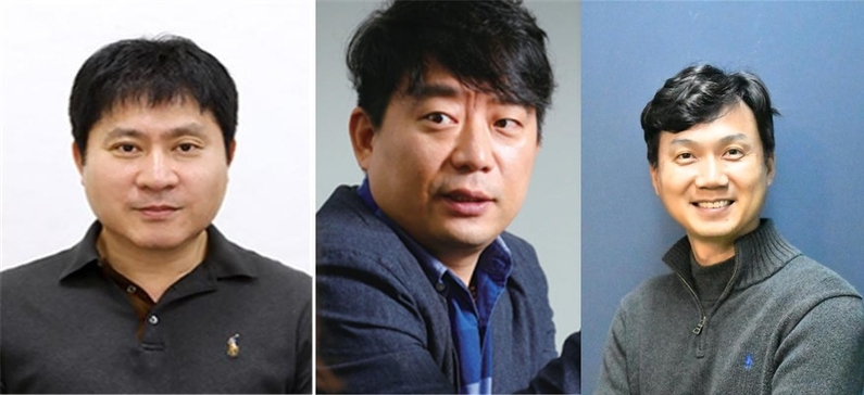 인피닉의 신입 사외이사, (왼쪽부터)강명주 교수, 조재혁 교수, 박종환 대표. (출처 : 인피닉)