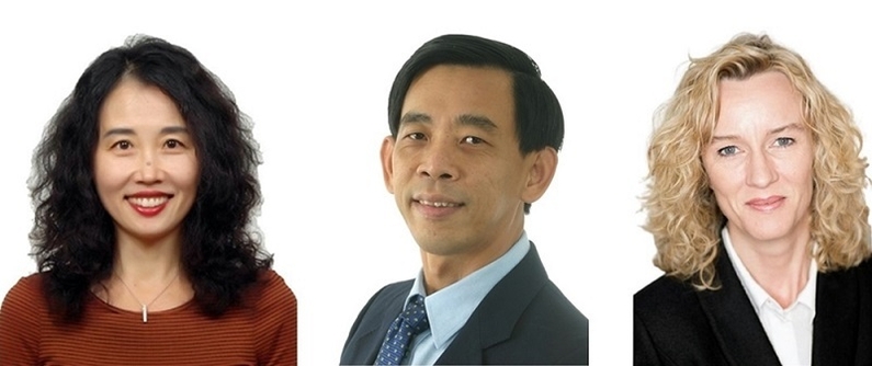 왼쪽부터 김소영 KAIST 교수·고찬기 싱가포르국립대 리스크공공이해연구소장, 트레이시 브라운 센스 어바웃 사이언스 소장. (출처: KAIST)