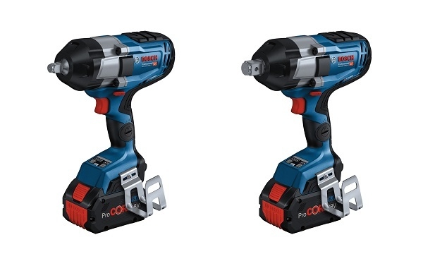 바이터보 충전 임팩트 렌치 GDS 18V-1000 C(왼쪽)와 GDS 18V-1050 HC(오른쪽) <출처 : 보쉬>