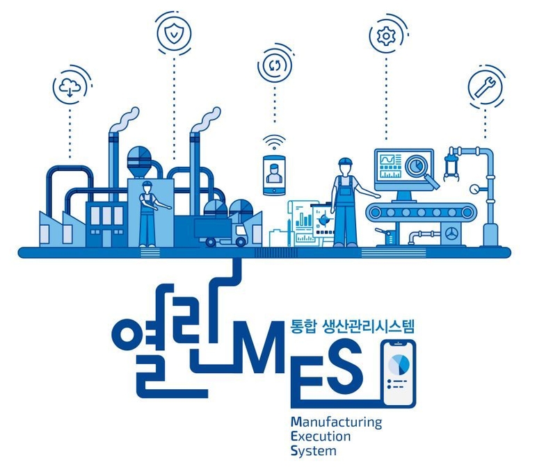 통합 생산관리시스템 MES (출처 : 열린기술)