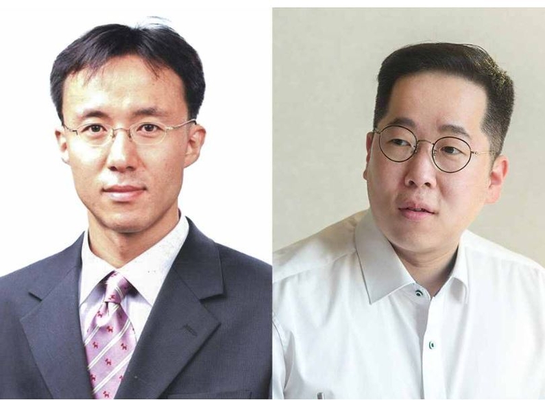 왼쪽부터 김진호 교수, 백건 박사과정생 (출처 : 지스트)