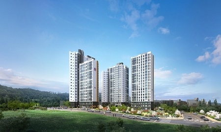 주문진 삼부르네상스 오션포레 조감도.