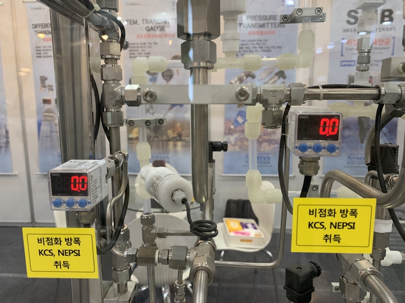 센서시스템기술의 디지털 압력 게이지 (사진 : 헬로티)
