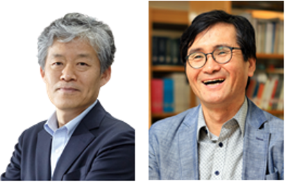 제55회 과학의 날을 맞아 한국기계연구원 이학주 책임연구원(왼쪽)이 과학기술 훈장(웅비장)을, 최병일 책임연구원(오른쪽)이 과학기술 포장을 수상했다. (출처: 한국기계연구원) 