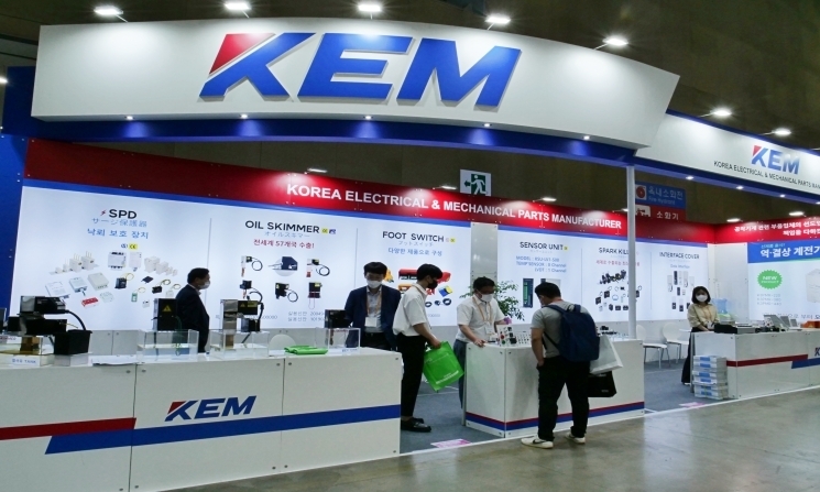 심토스 2022에 참가한 KEM 부스 (사진 : 헬로티)