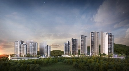 아산자이 그랜드파크 투시도..