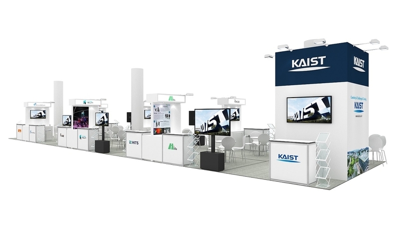 CES 2023 KAIST관 부스 모습 (출처 : 한국과학기술원)