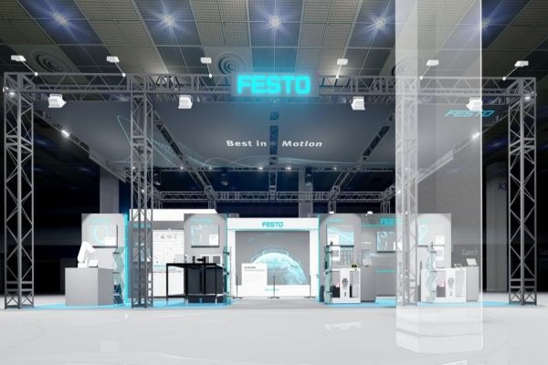 Festo Korea 부스 전경 (출처 : Festo Korea)