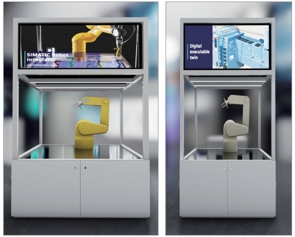 SIMATIC Robot Integrator(왼쪽)와 Virtual Sensing