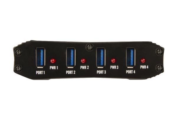 시스템베이스의 4포트 산업용 USB 허브 uGate-400S