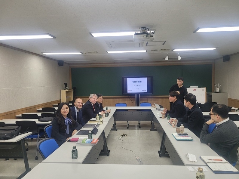 유다시티와 첨단은 7일 마포 서교동에 위치한 첨단 사옥에서 유다시티 교육 프로그램 활용 방안에 대한 간담회를 개최했다. 