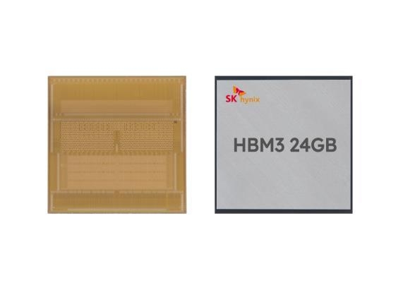 SK하이닉스 HBM3 24GB (출처: SK하이닉스)