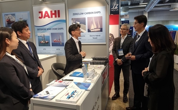 Nor-Shipping 2023 전라남도 공동관 현장 사진. (제공: 전남정보문화산업진흥원)