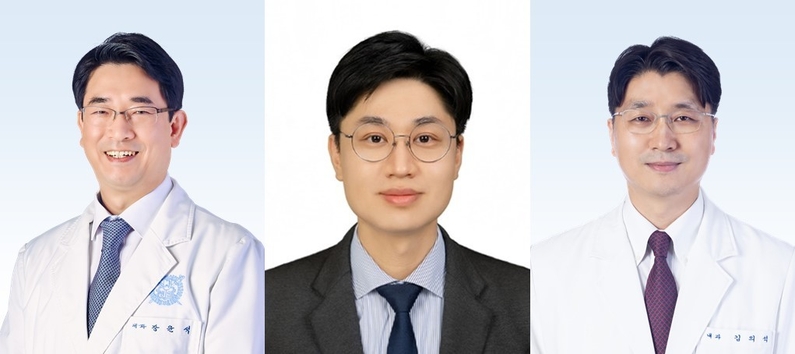 (왼쪽부터) 분당서울대병원 알레르기내과 장윤석 교수, 최준표 교수, 감염내과 김의석 교수 (출처 : 분당서울대병원)