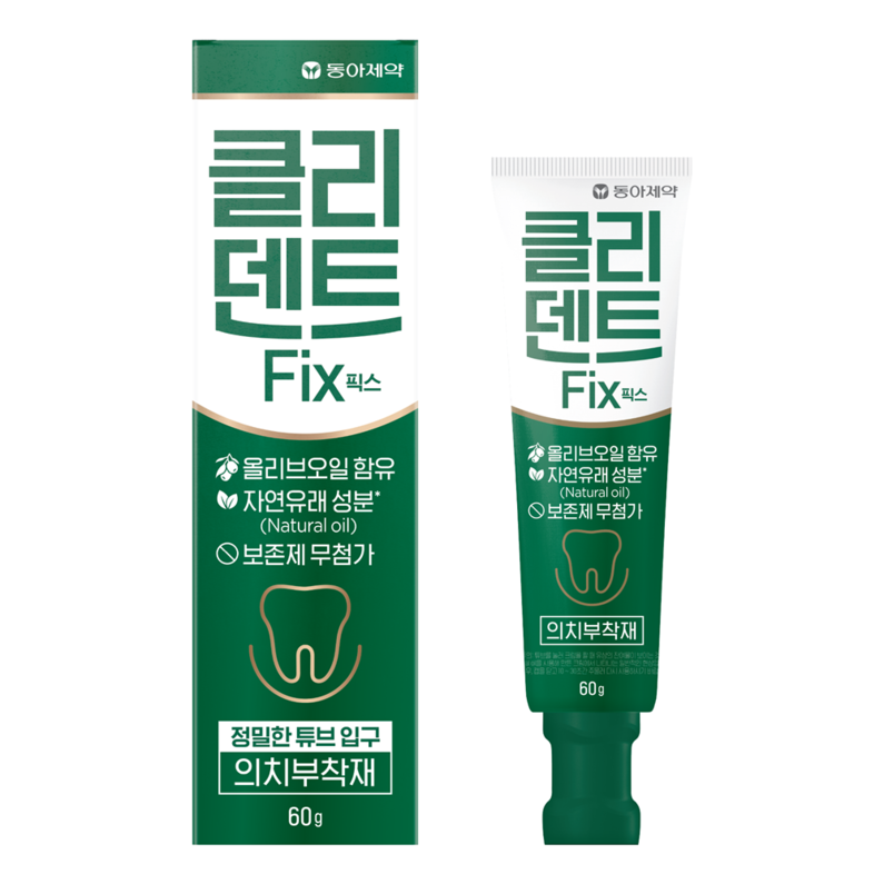 동아제약 틀니부착재 클리덴트 FIX (출처 : 동아제약)