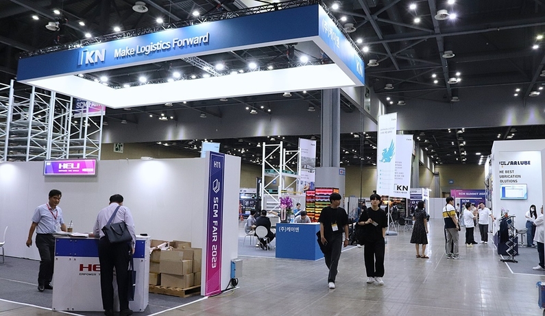SCM FAIR 2023 전시장 전경 (출처 : 헬로티)