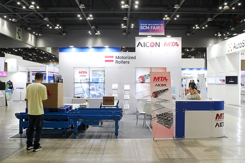 SCM FAIR 2023에 참가한 딜리버리30 부스 전경 (출처 : 헬로티)