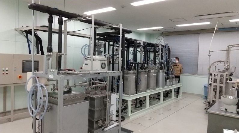 일본 미야기현 센다이시에 있는 Phytochem Products의 벤치 플랜 (제공: 요꼬가와)