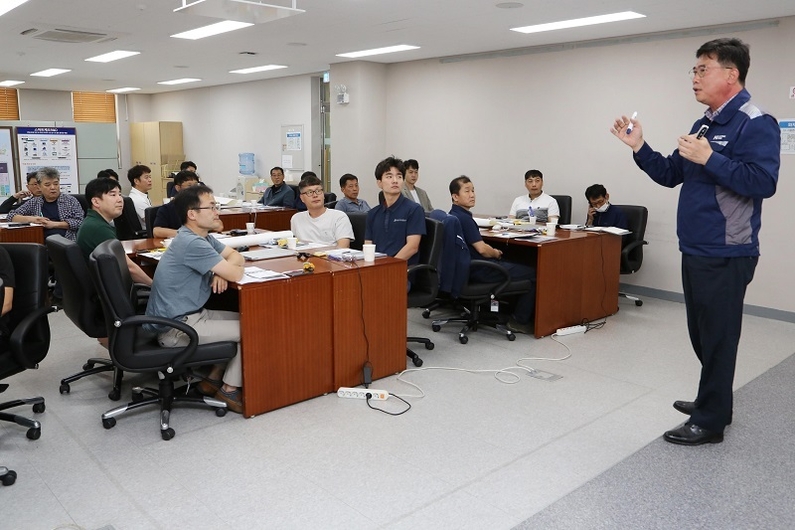 중소기업 제조 경쟁력 강화 교육 (출처: 당진 현대제철)