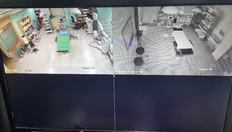 광주 씨엠맘삼성병원에 설치된 하이크비전 수술실 CCTV 솔루션 (출처 : 하이크비전)