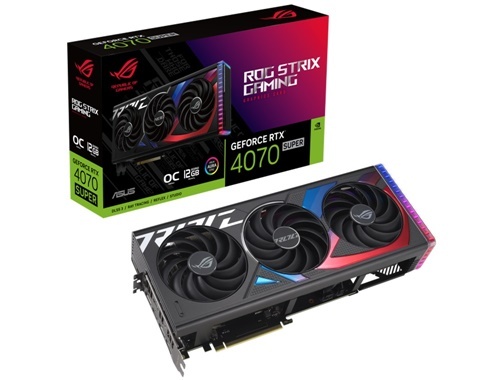 에이수스가 이번에 출시한 ROG STRIX GeForce RTX 4070 SUPER (출처 : 에이수스)