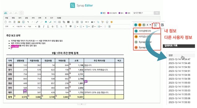 사이냅 에디터 3.0 예시 이미지 (사진=사이냅소프트)