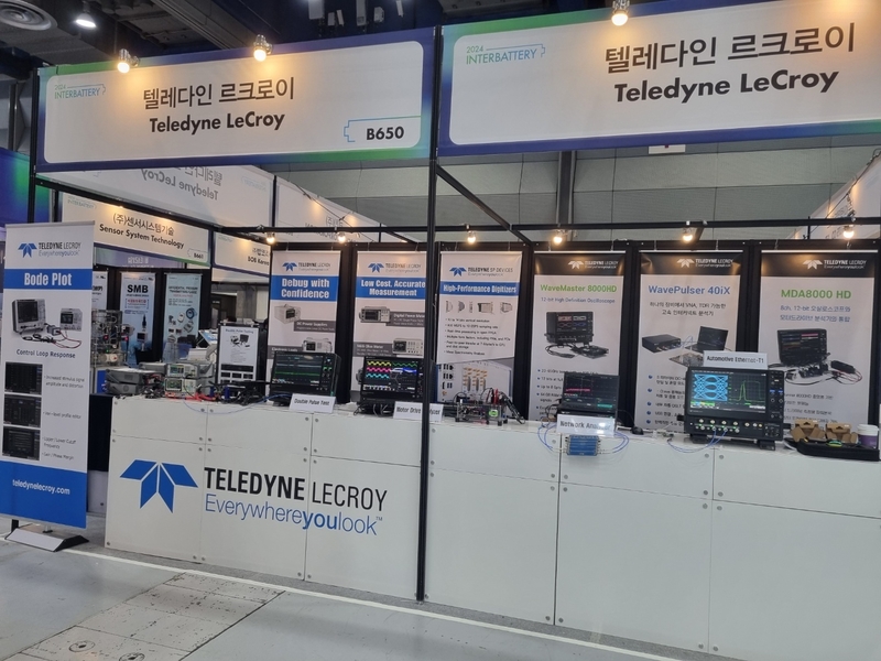 텔레다인 르크로이가 인터배터리 2024에 참가했다. 