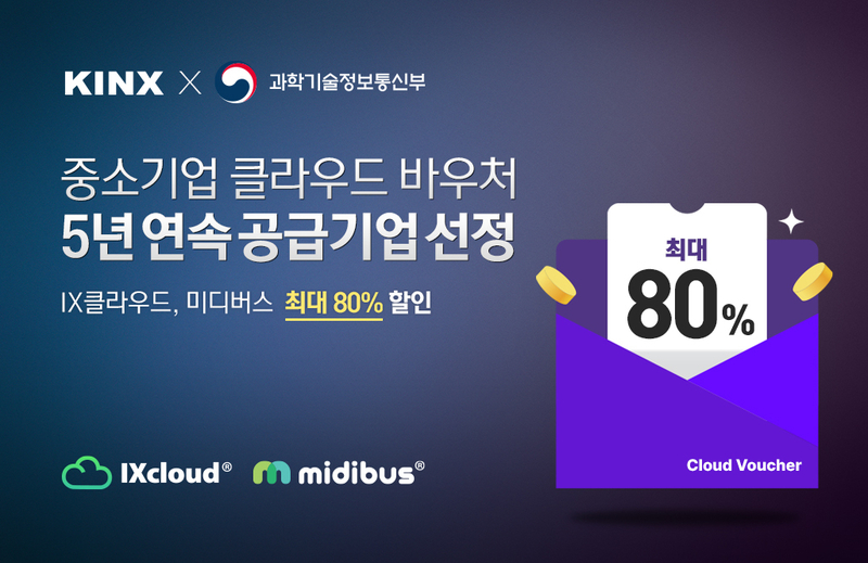 케이아이엔엑스는 ‘2024년 중소기업 클라우드 서비스 보급·확산 사업’의 공급기업으로 선정됐다고 밝혔다. (출처 : 케이아이엔엑스)