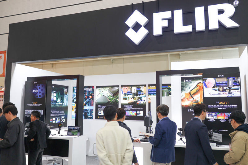 스마트공장·자동화산업전 2024에 참가한 Teledyne FLIR 부스 전경 (출처 : 헬로티)