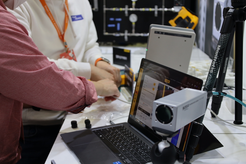 스마트공장·자동화산업전 2024에 참가한 한국플루크의 솔루션 제품 (출처 : 헬로티)