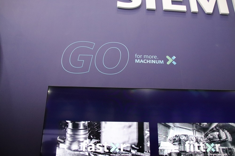 지멘스가 자사 소프트웨어 비전 'MACHINUM'을 앞세워 SIMTOS 2024에 출전했다. (출처 : 헬로티) 