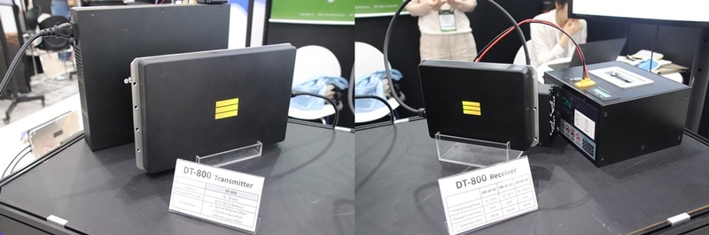 DT-800 송신기(좌)와 수신기(우) (출처 : 헬로티)