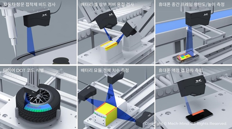 다양한 응용사례 (출처: 메크마인드로보틱스)