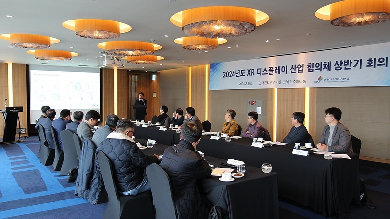 2024년 XR 디스플레이 산업 협의체 상반기 회의 (출처 : 한국디스플레이산업협회)