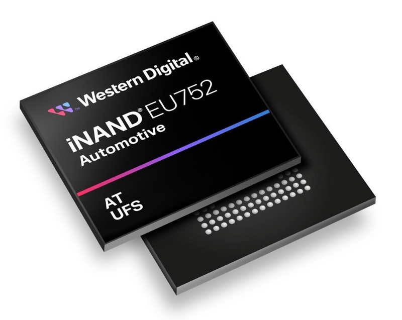 웨스턴디지털의 오토모티브 솔루션 'iNAND AT EU752' (출처 : 웨스턴디지털)