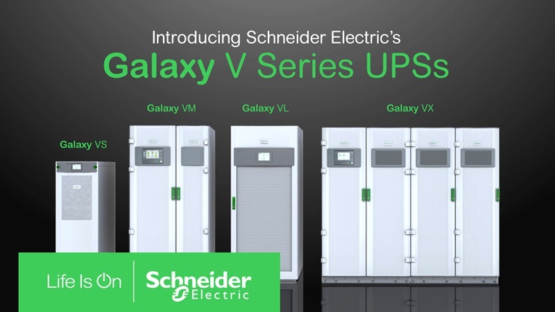 이컨버전 모드가 적용된 슈나이더 일렉트릭의 갤럭시 V 시리즈 UPS(Galaxy V-Series UPS) (출처: 슈나아더 일렉트릭)
