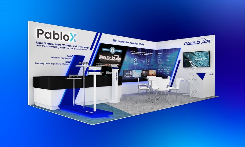 파블로항공 ‘Commercial UAV Expo 2024’ 전시 부스 조감도 (출처 : 파블로항공)