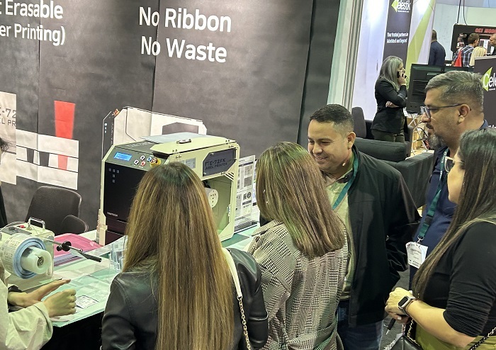 ‘Labelexpo Americas 2024’에 참가한 투테크 부스의 현장 모습. (제공: 투테크)
