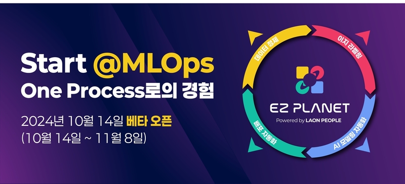 MLOps 플랫폼 ‘이지플래닛’ (출처 : 라온피플)