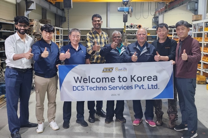 원강 임직원과 인도 DCS Techno services (제공: 원강)