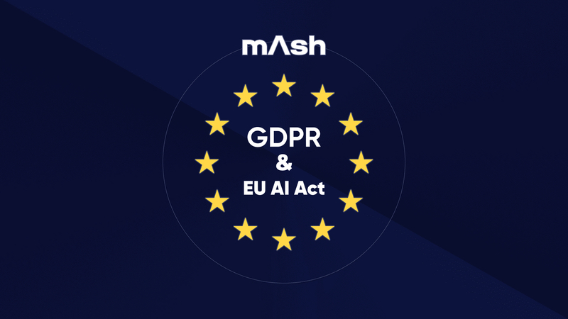 메이아이는 영상처리 AI 솔루션 ‘매쉬’가 유럽연합(EU)의 개인정보보호법(GDPR)과 인공지능 규제법(AI Act)을 준수한다. 