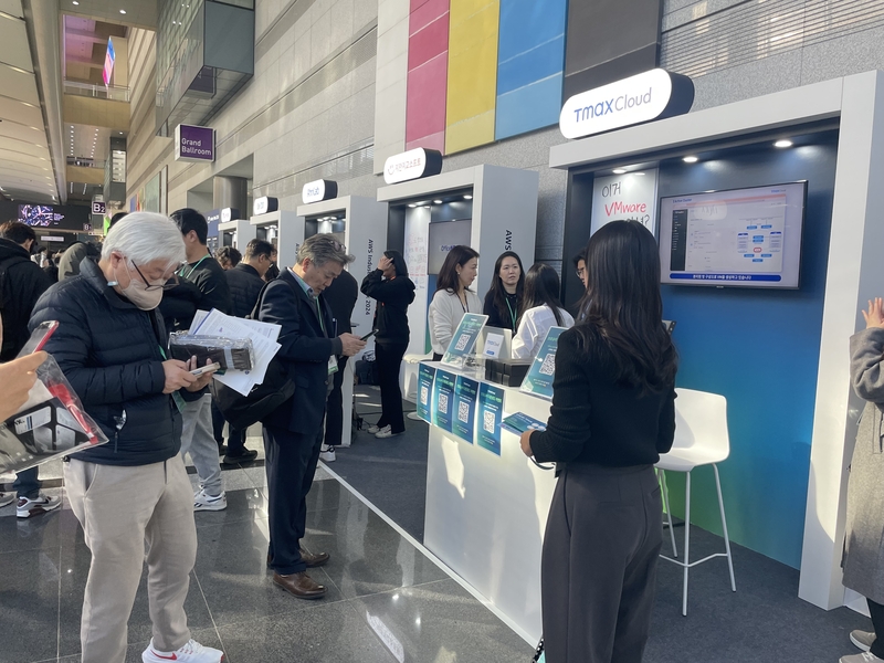 ‘AWS 인더스트리 위크 2024’ 티맥스클라우드 부스 (출처 : 티맥스클라우드)