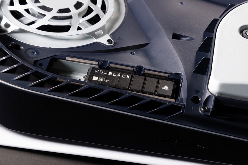 PS5 콘솔용 WD_BLACK SN850P NVMe SSD (출처:웨스턴디지털)