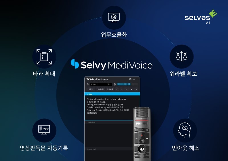 셀바스AI ‘셀비 메디보이스’ (출처 : 셀바스AI)