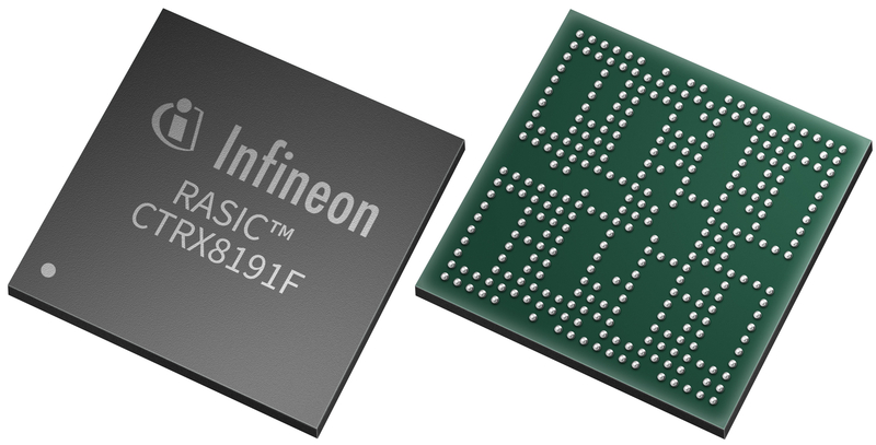 28nm 레이더 MMIC ‘CTRX8191F’ (출처 : 인피니언)
