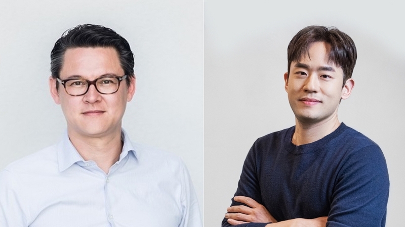 (왼쪽부터) 스테판 휘브너 디바이스 인사이트 대표, 윤성호 마키나락스 대표