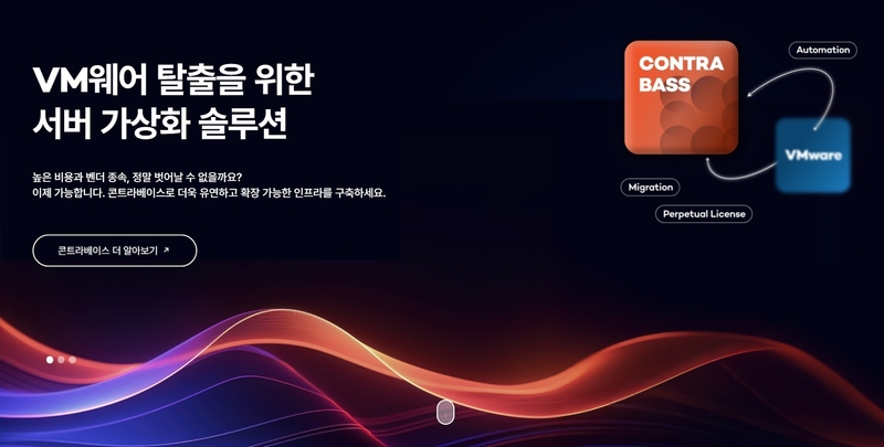오케스트로의 자체 개발 서버 가상화 솔루션 ‘콘트라베이스' (출처 : 오케스트로)