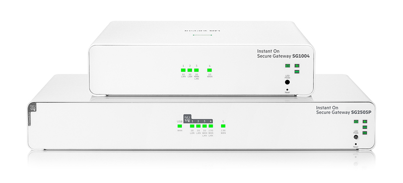 HPE 네트워킹 인스턴트 온 시큐어 게이트웨이 제품군 (출처 : HPE)