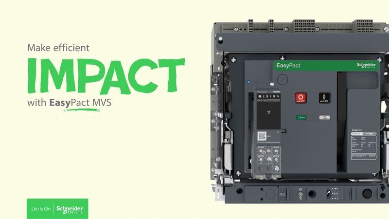 차세대 기중 차단기 ‘EasyPact MVS’ (출처 : 슈나이더 일렉트릭)