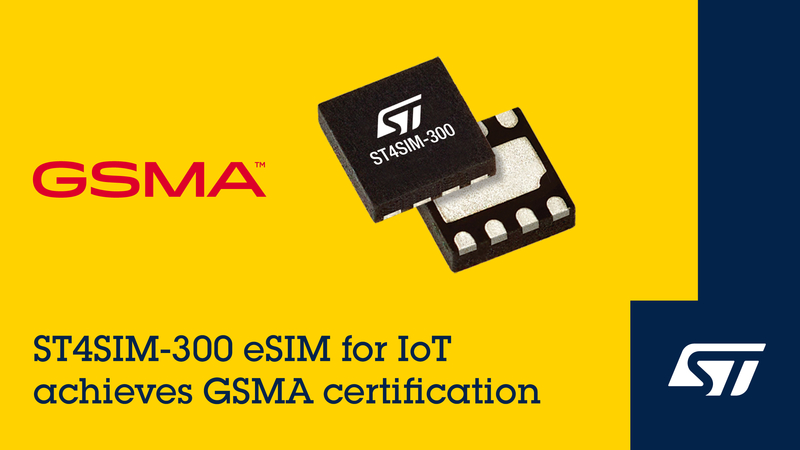 ‘ST4SIM-300’ 임베디드 SIM (출처 : ST마이크로일렉트로닉스)